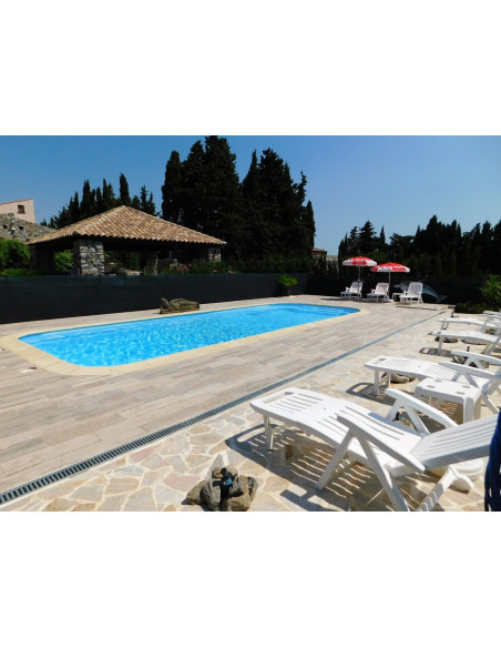 alquiler de casa, piscina, amueblada cerca del centro de la ciudad de Perpignan